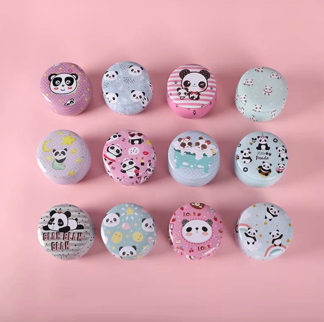 Panda Storage Tin Box