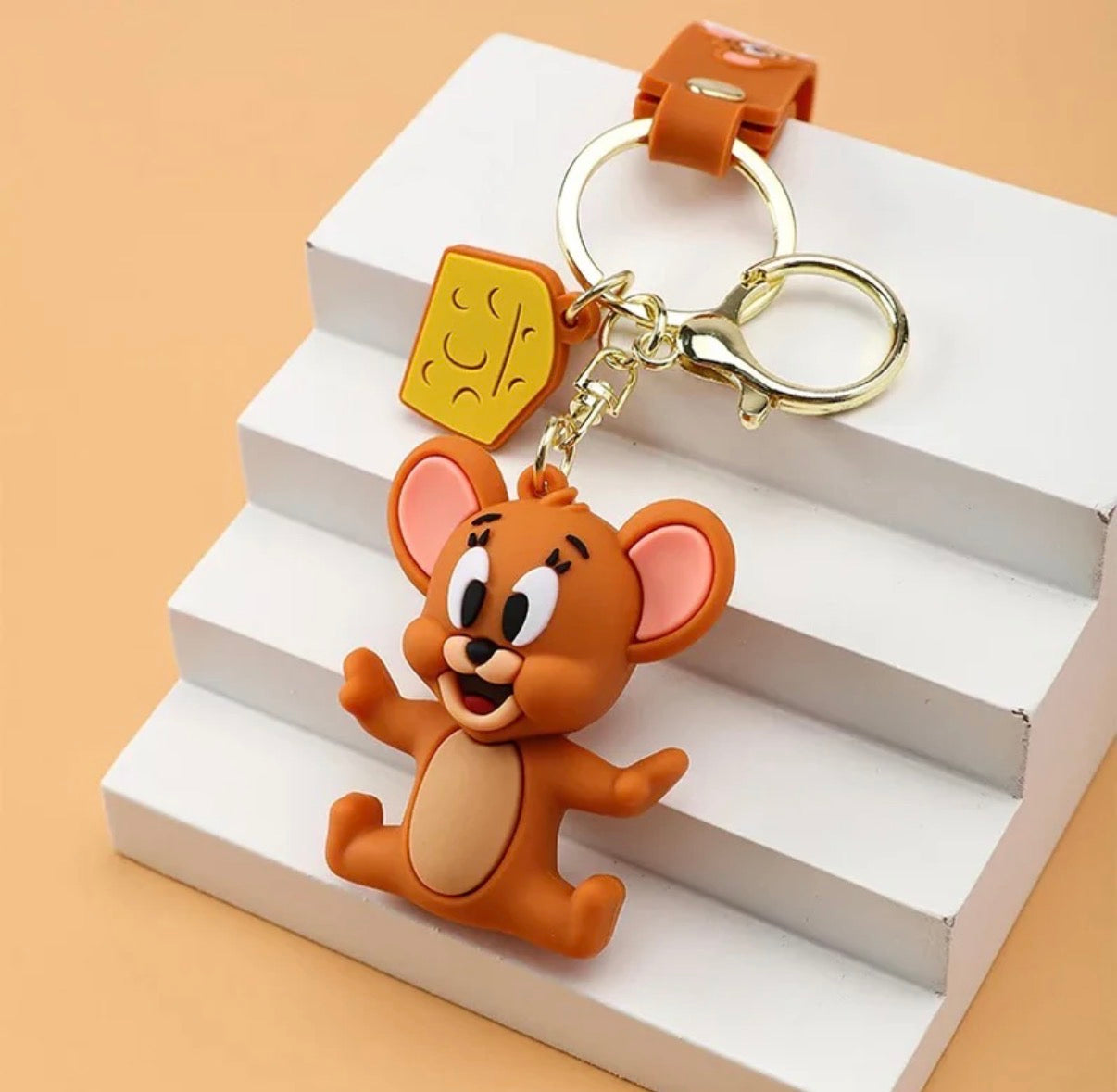 Tom and Jerry 3D Keychain