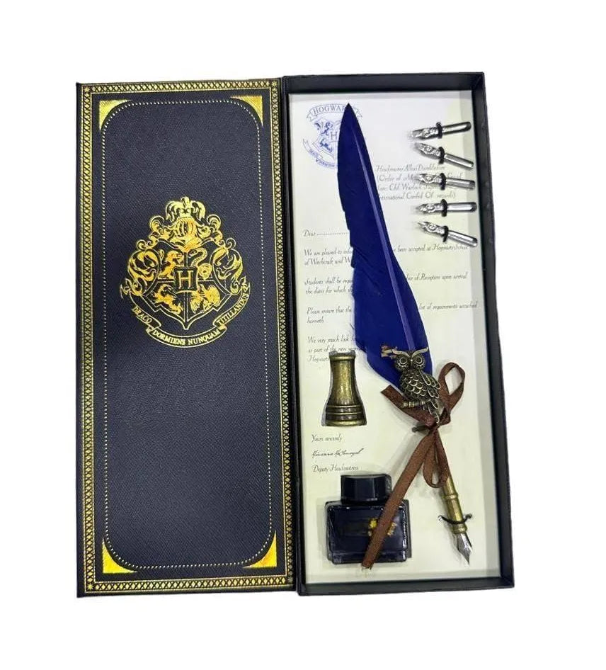 Harry Potter Fountain Pen Set with Inkpot and Stand