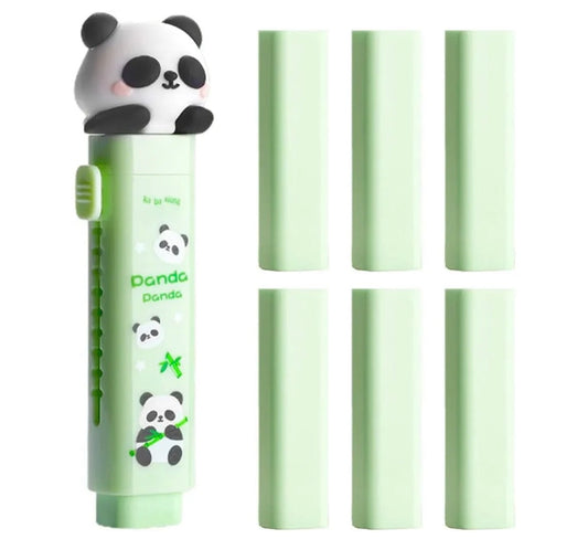 Panda Eraser | Push pull panda eraser (1pc)