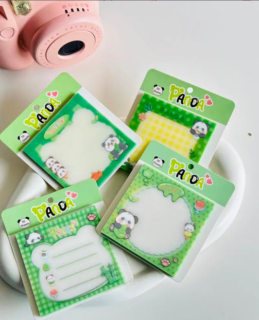 Cute Panda
Transparent Sticky Note