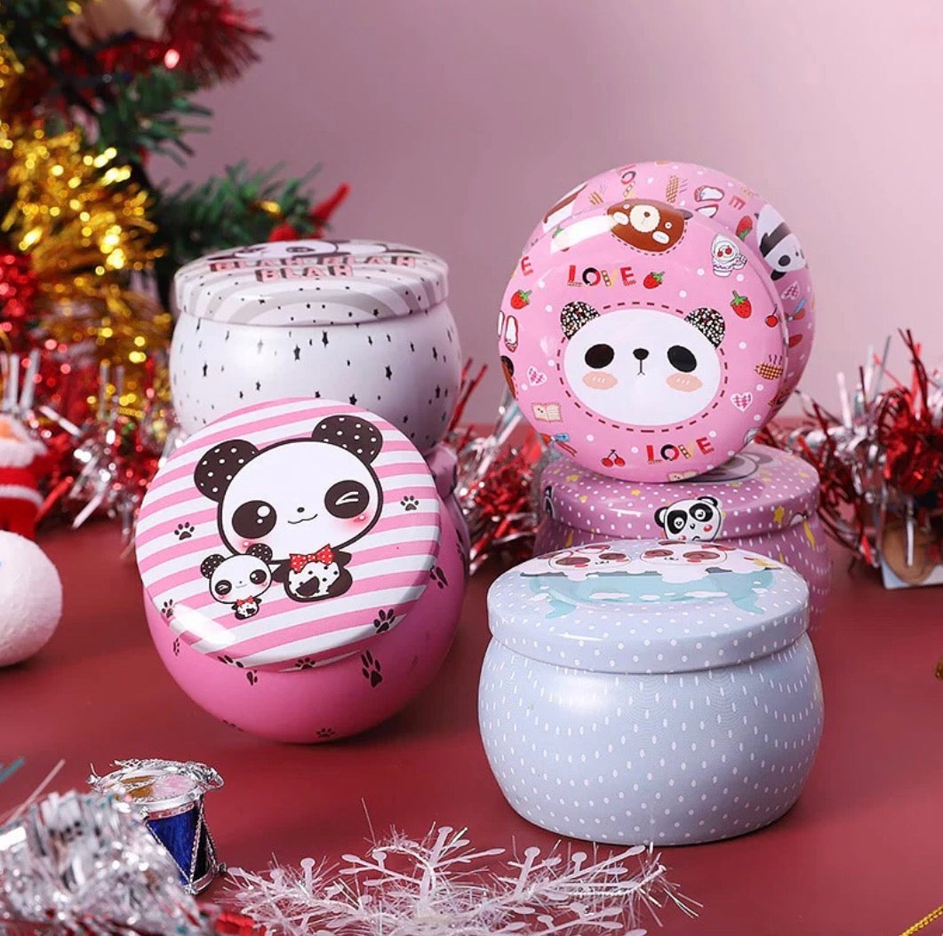 Panda Storage Tin Box