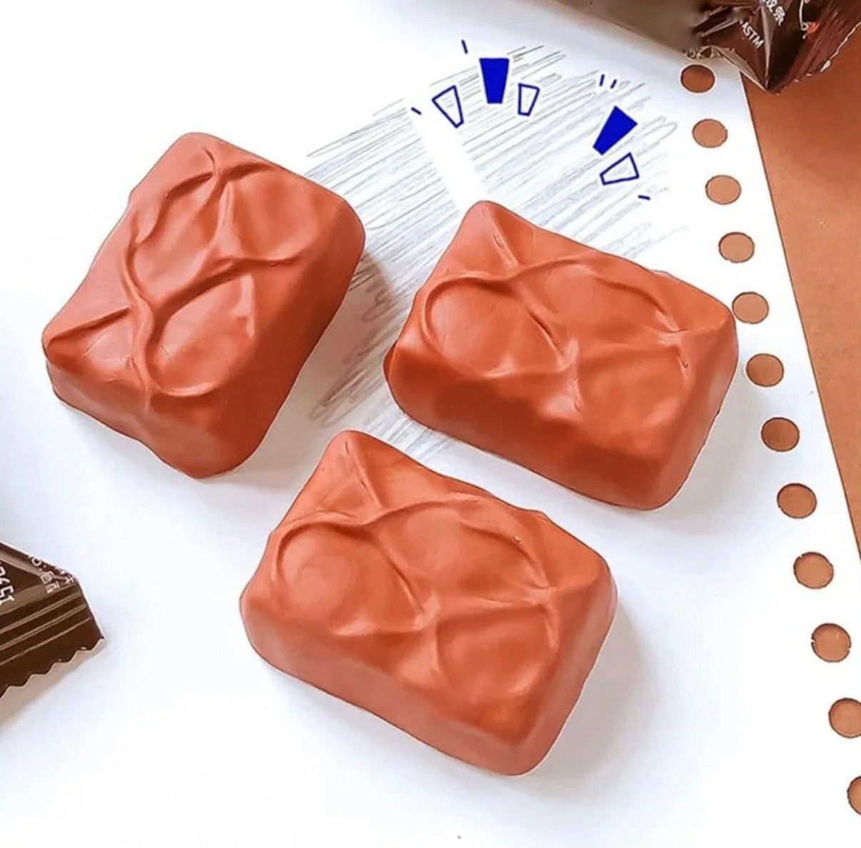 Chocolate Bar Eraser