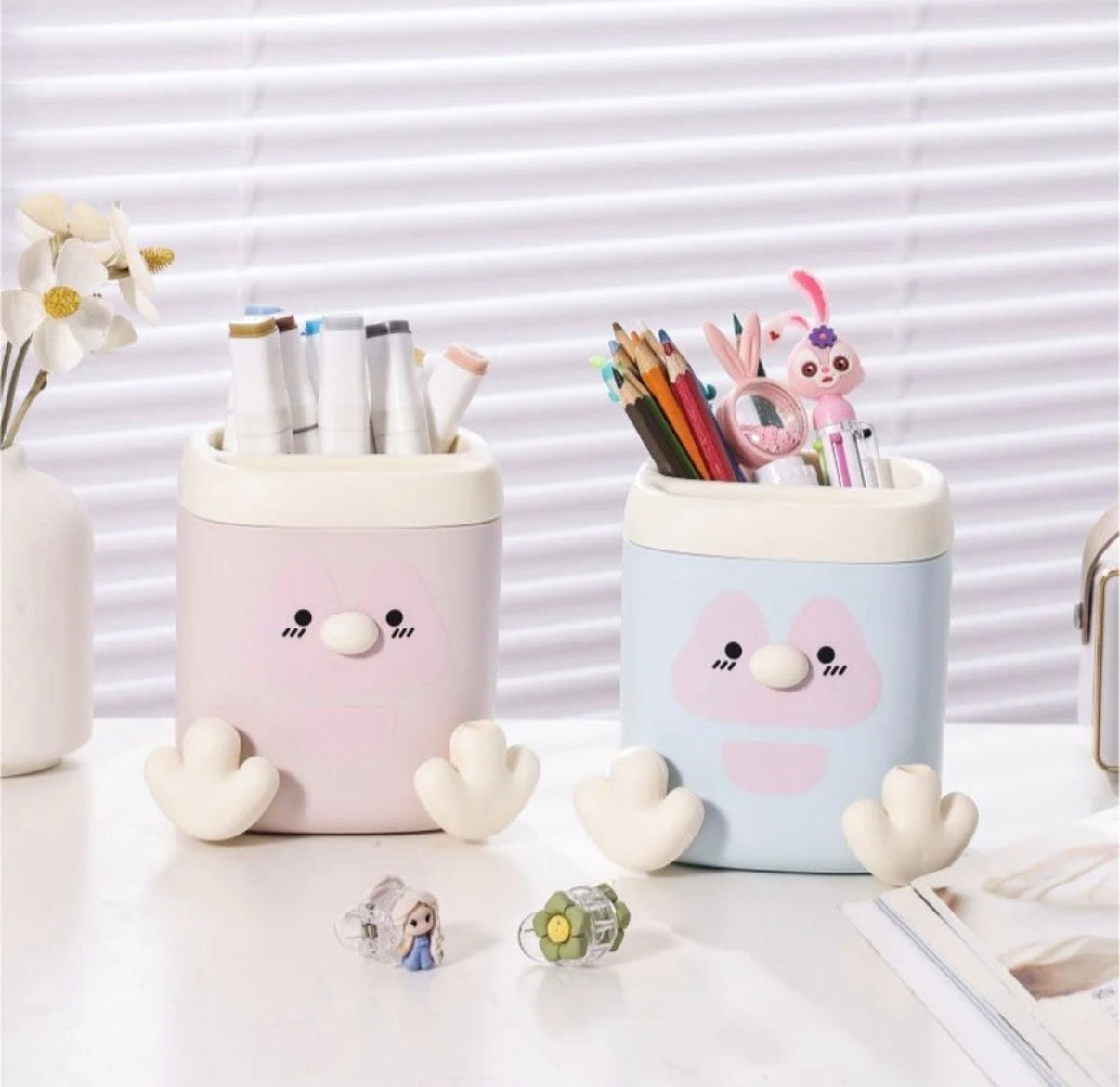 Kawaii Penguin Pen Holder