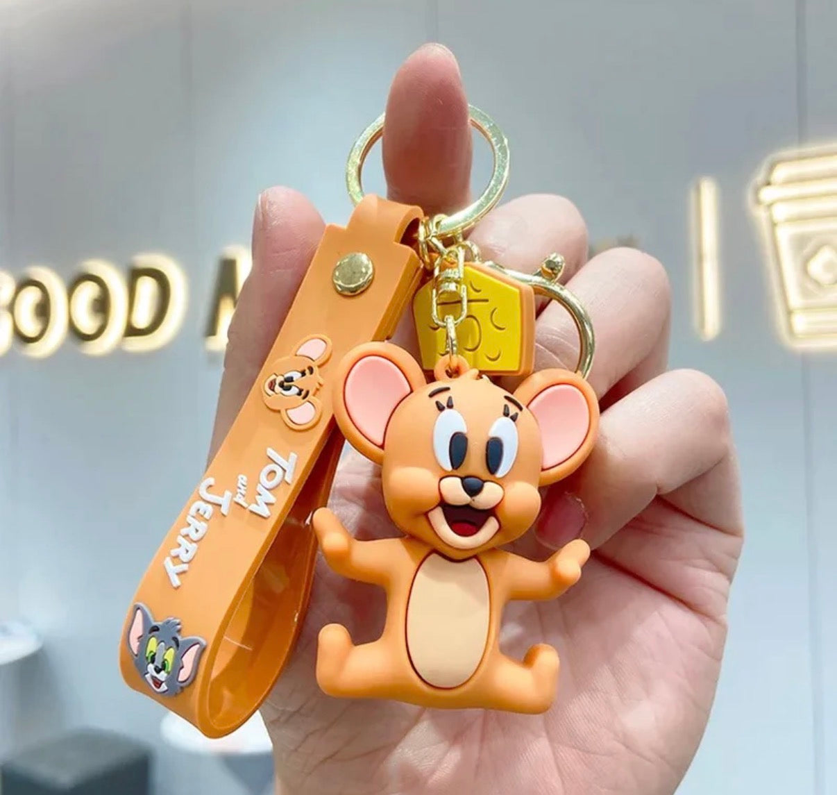 Tom and Jerry 3D Keychain