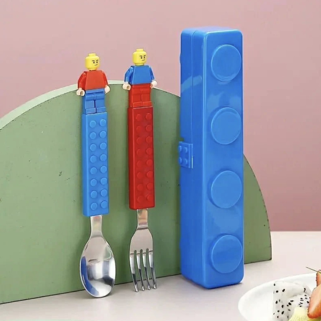 Lego Cutlery Set | Cute Cutlery Set
