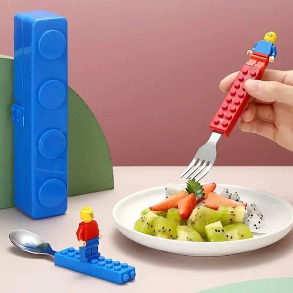 Lego Cutlery Set | Cute Cutlery Set