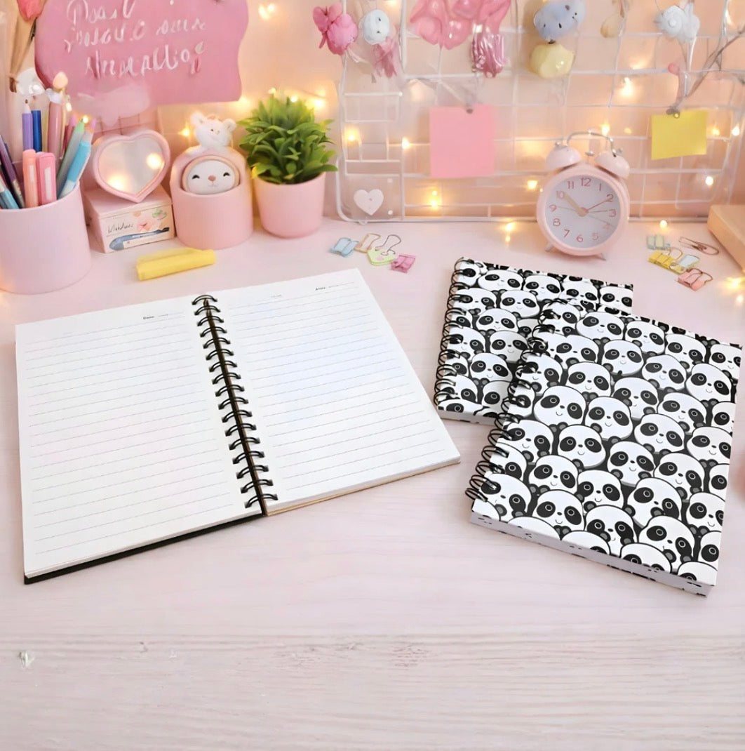 Doodle Cover Notebook - Panda