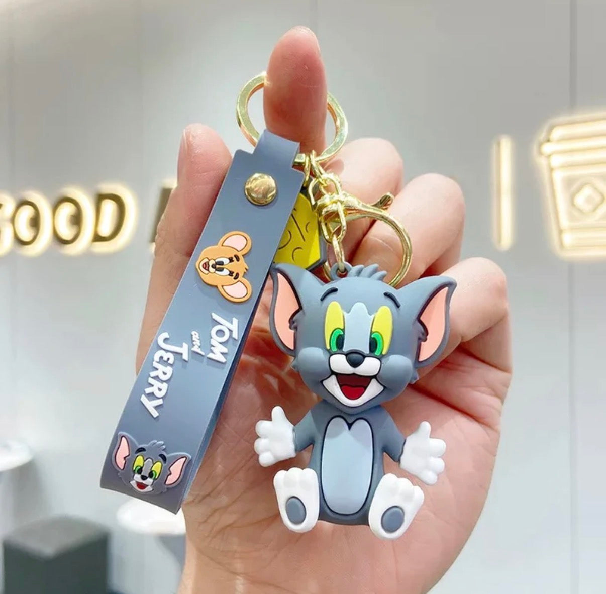 Tom and Jerry 3D Keychain