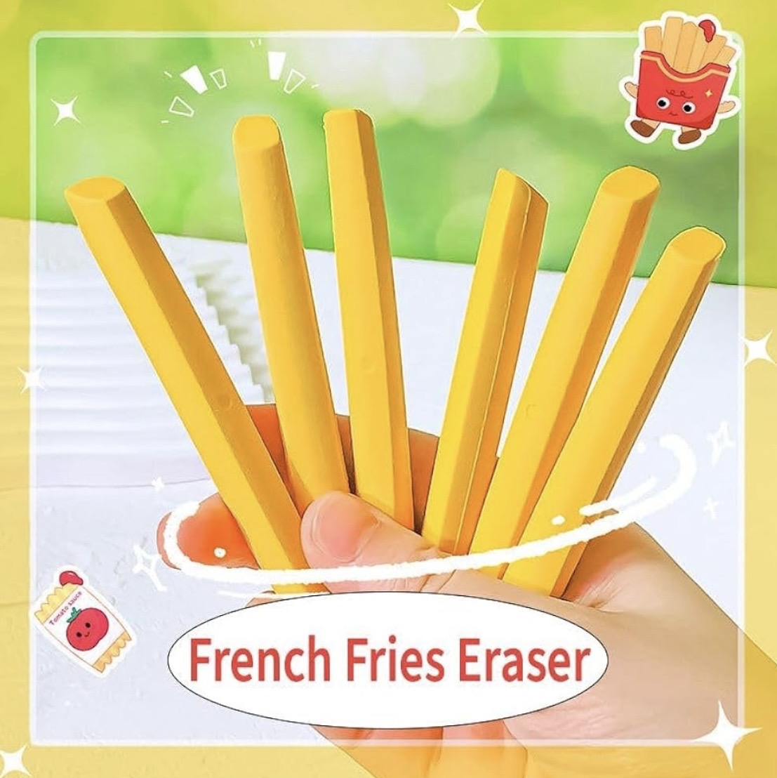 French Fries Eraser