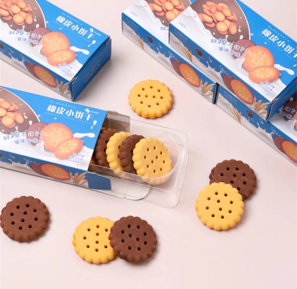 Little Cookie Erasers - Set of 6