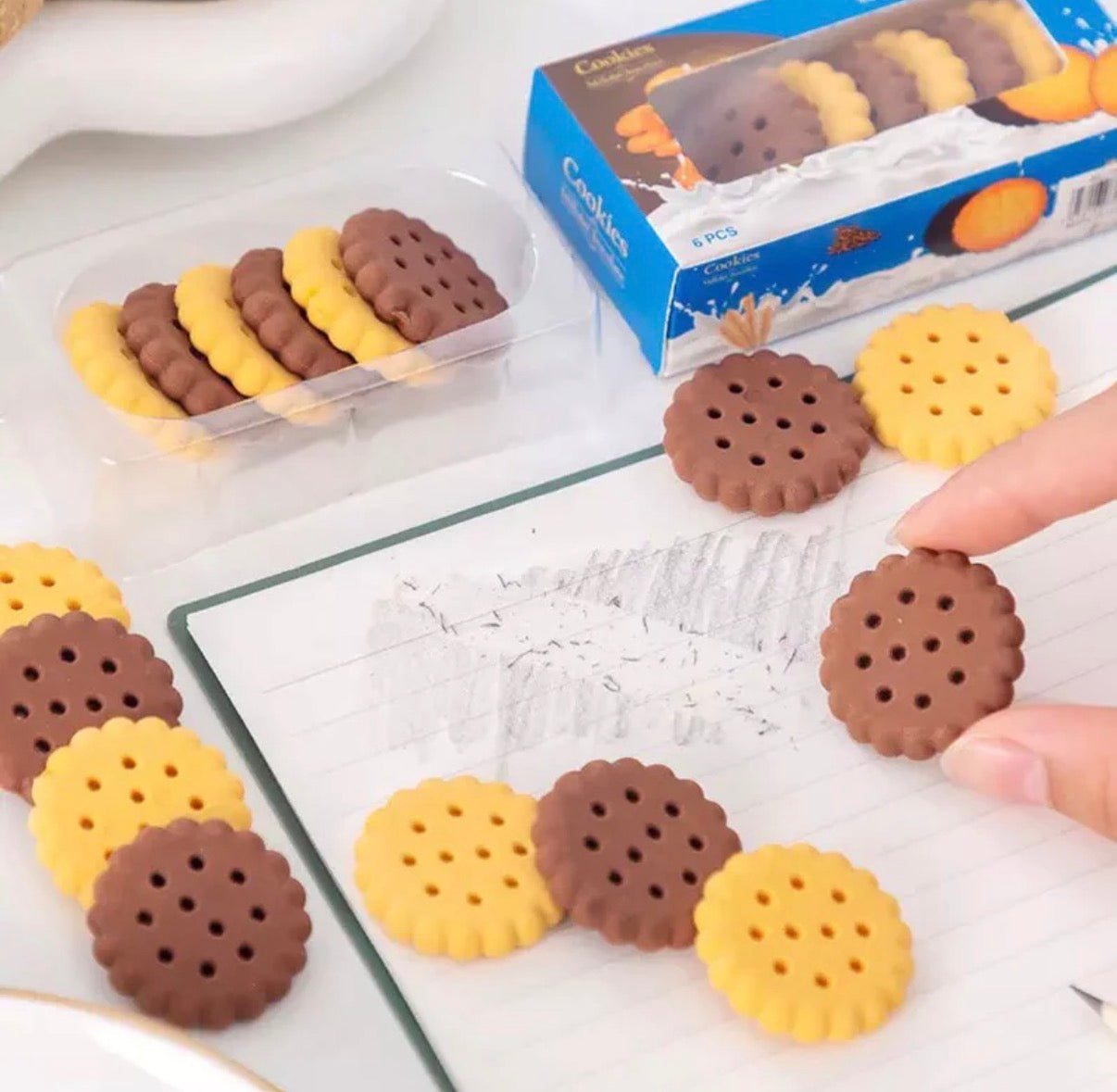 Little Cookie Erasers - Set of 6