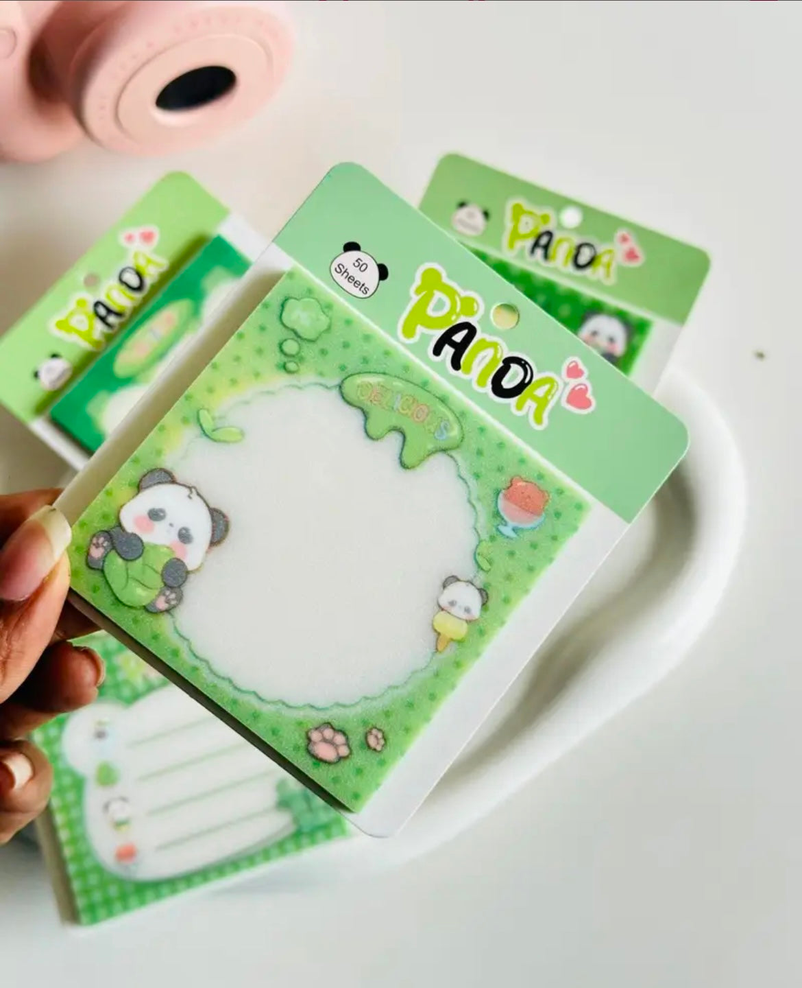 Cute Panda
Transparent Sticky Note