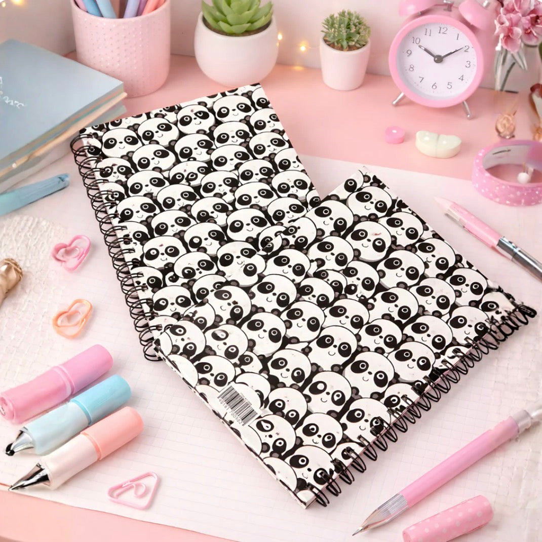 Doodle Cover Notebook - Panda