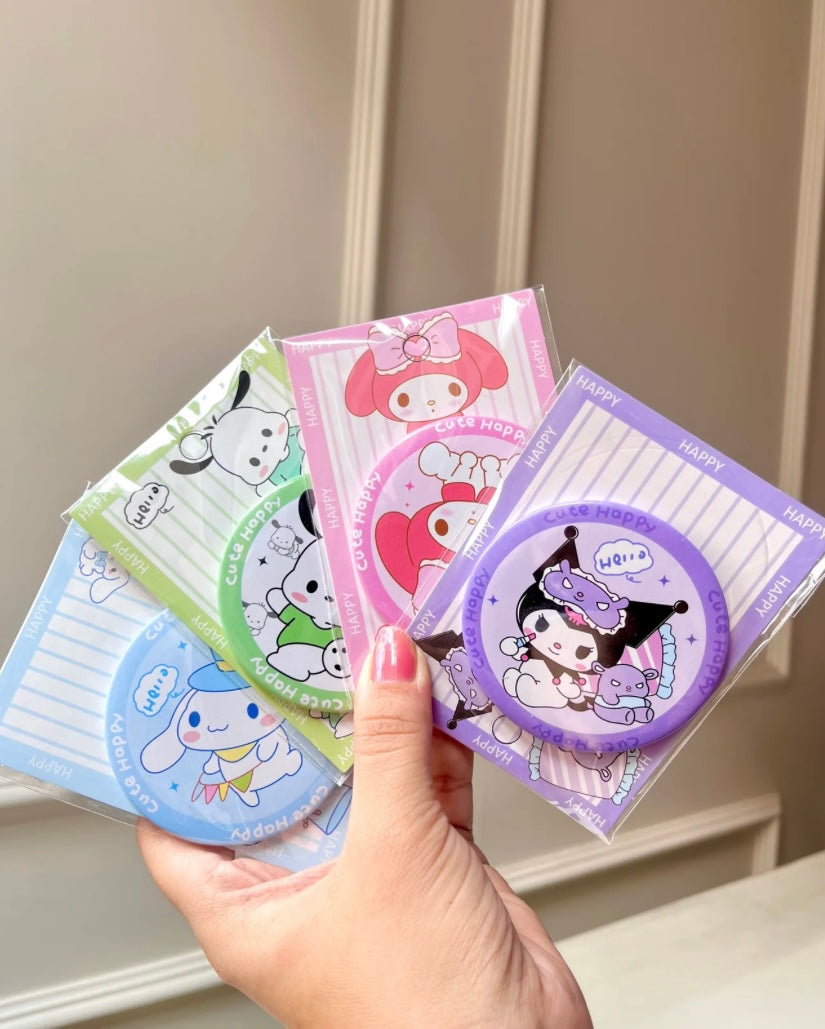 Kawaii Mini Pocket Mirror| Cute Mini Mirror (1Pc)