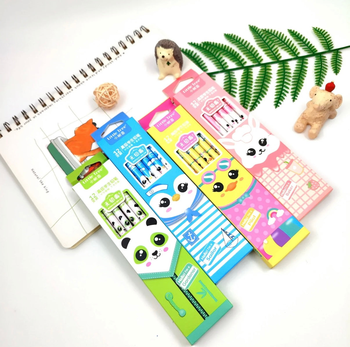 Animal Lovers’ Pencil Pack – Set of 12