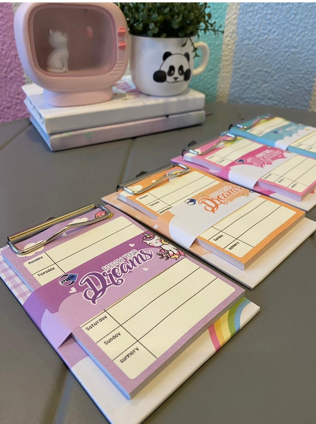 Unicorn Weekly Memo Pad