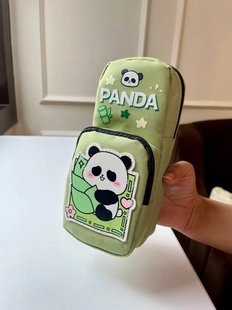 Panda Multipurpose Pouch | Cute Panda Organiser | Panda pouch (1pc)