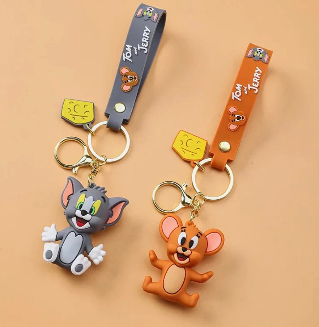 Tom and Jerry 3D Keychain