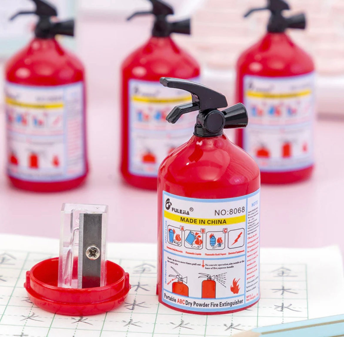 Fire Extinguisher Sharpener
