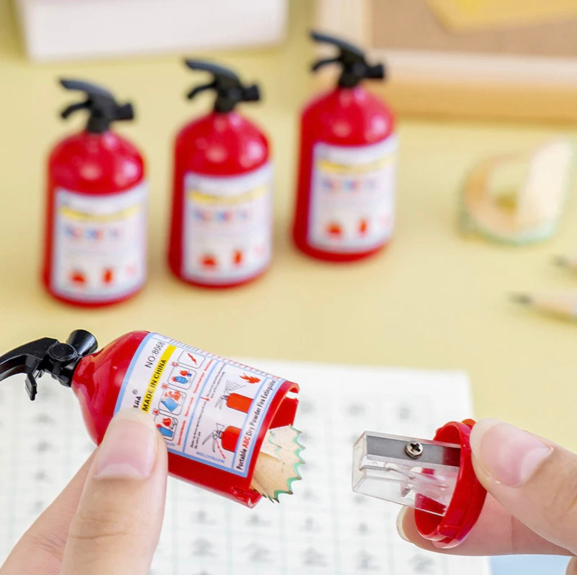 Fire Extinguisher Sharpener